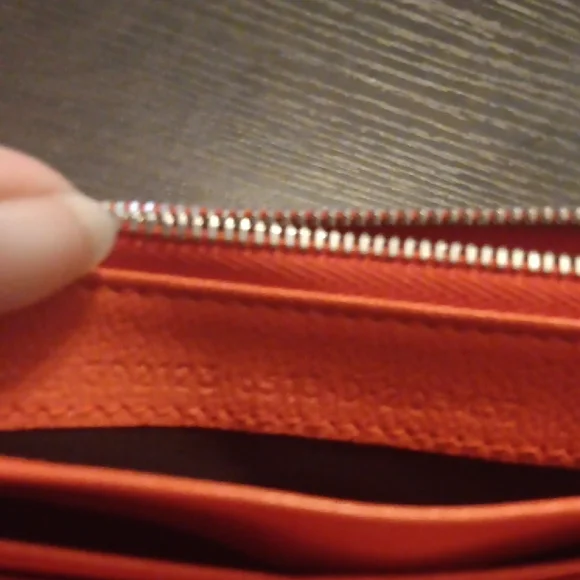 Balenciaga Calfskin Leather Burnt Orange Wallet Full Inclusion (EUC) - Picture 6 of 16